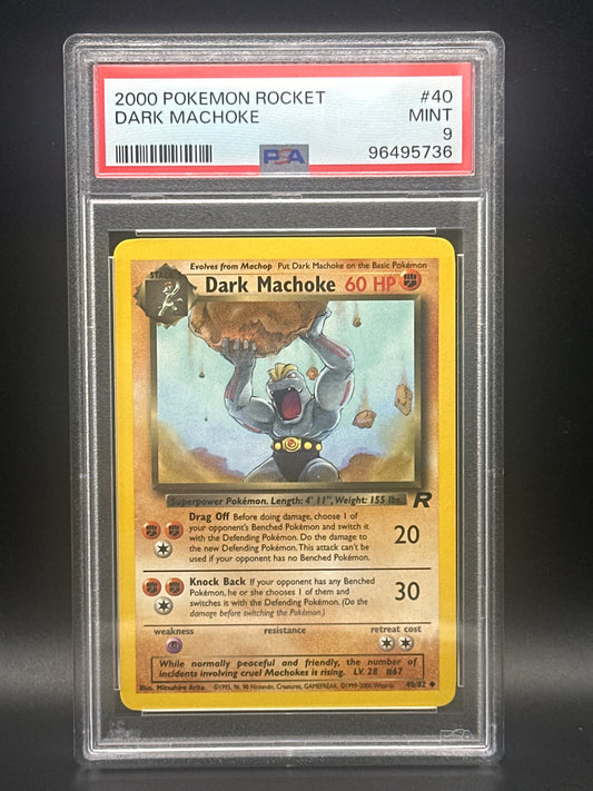 040/082 Dark Machoke PSA 9