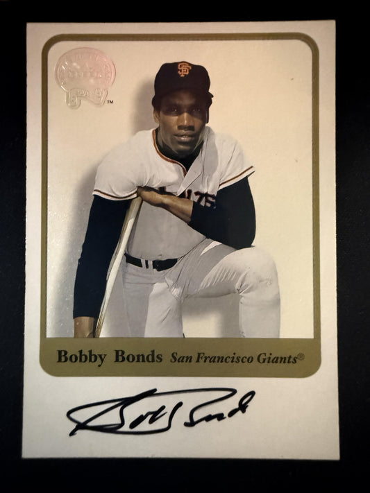 #NNO Bobby Bonds 2001 Fleer Greats of the Game AU Auto San Francisco Giants