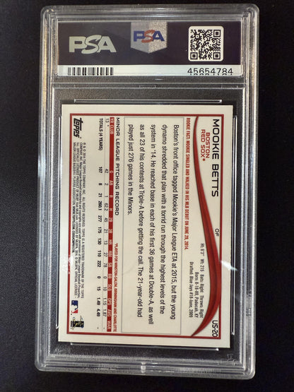 #US-20 Mookie Betts 2014 Topps Chrome Update RC Rookie Boston Red Sox sports