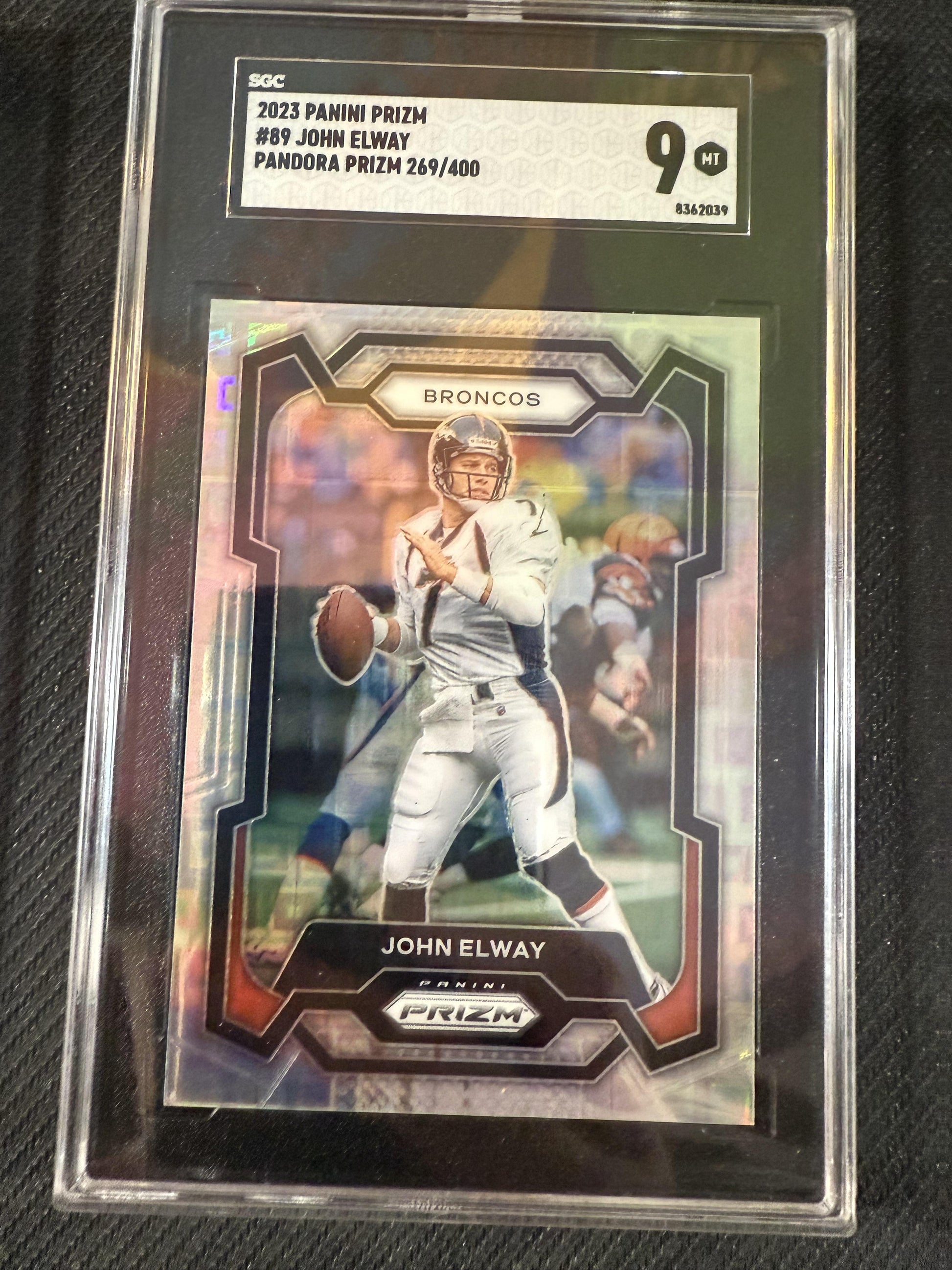 #89 John Elway 2023 Panini Prizm SN #/400 Denver Broncos sports Pandora