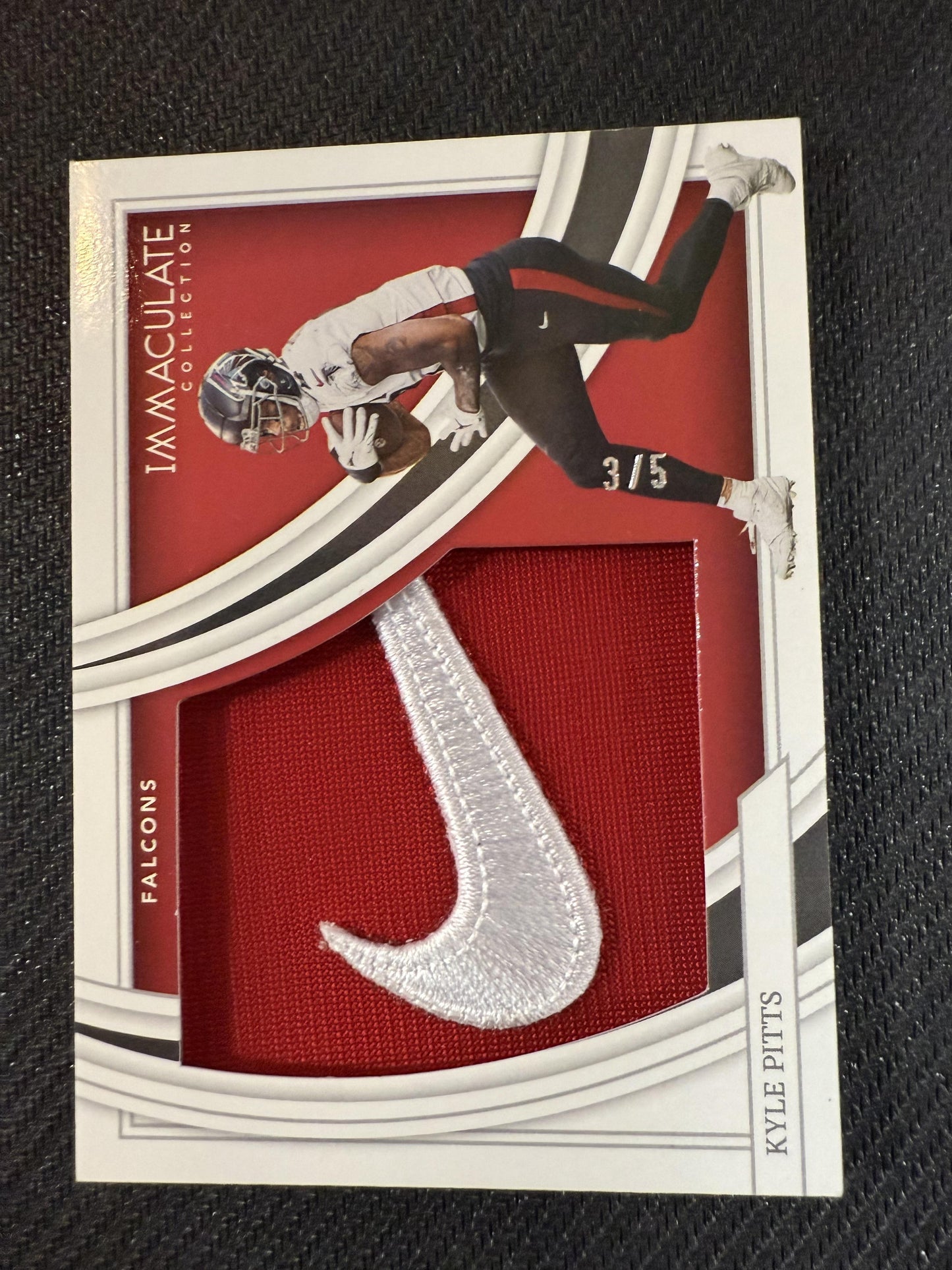 #IL-KPI Kyle Pitts 2022 Panini Immaculate Collection /5 Falcons NIKE SWOOSH