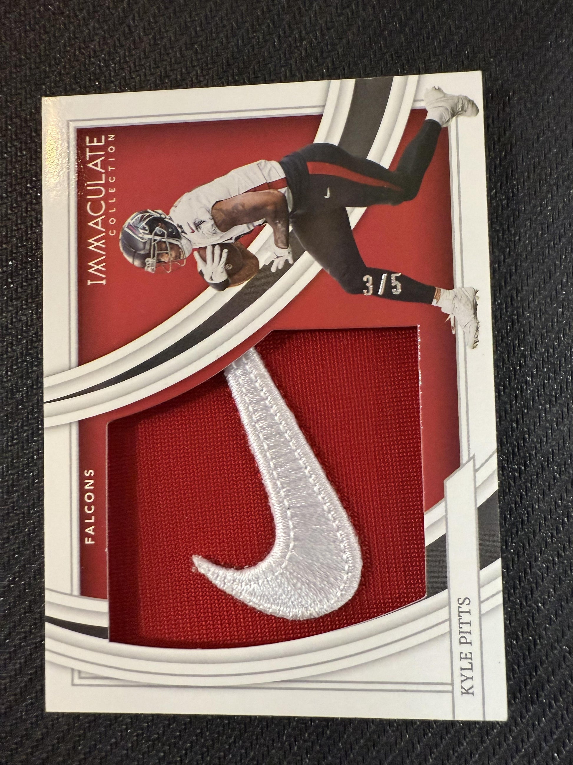 #IL-KPI Kyle Pitts 2022 Panini Immaculate Collection /5 Falcons NIKE SWOOSH