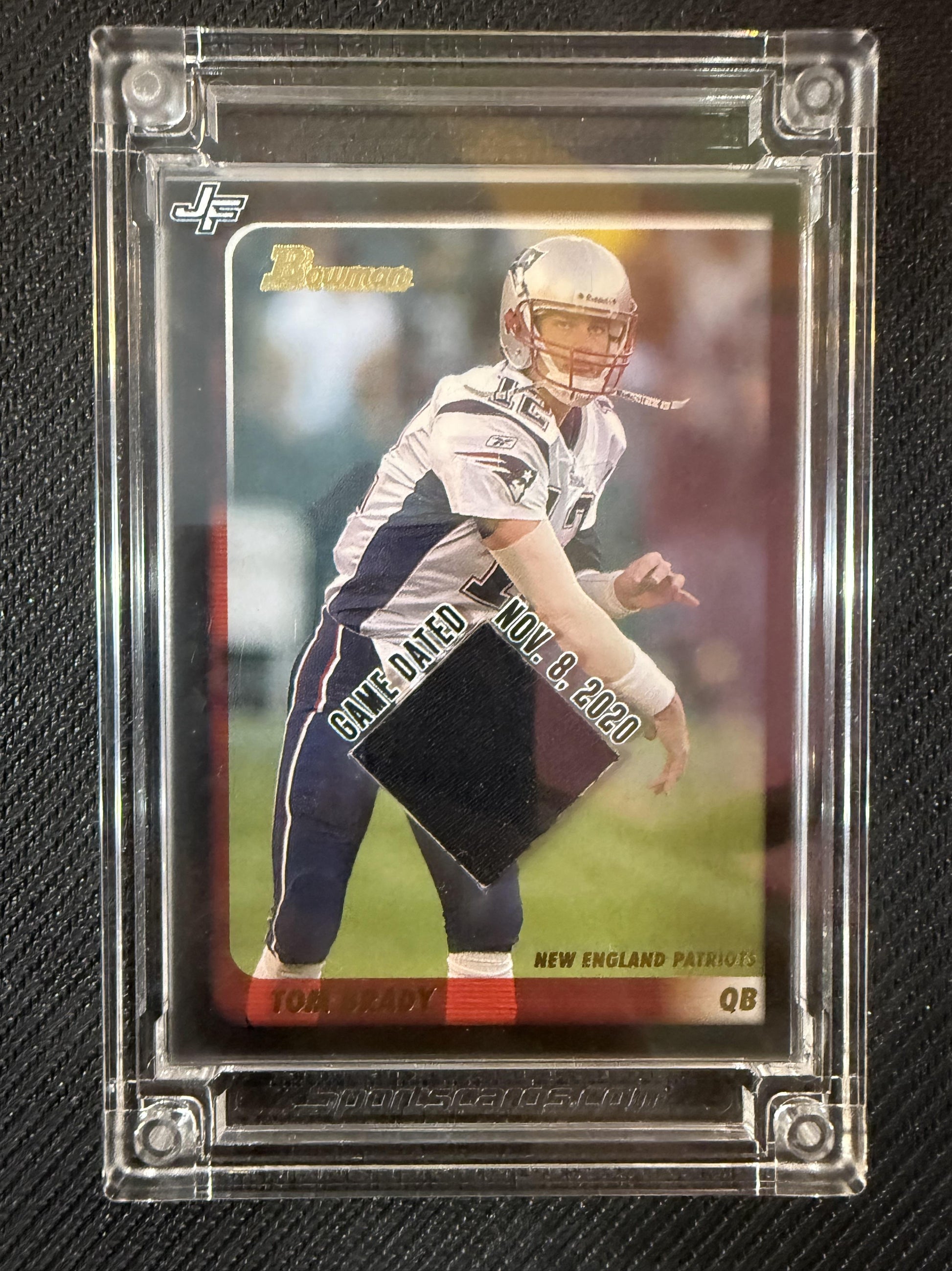 TOM BRADY 2022 JERSEY FUSION GAME WORN PATCH