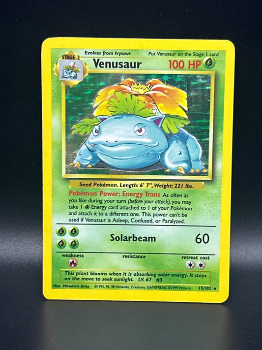#015/102*** Venusaur Base Set