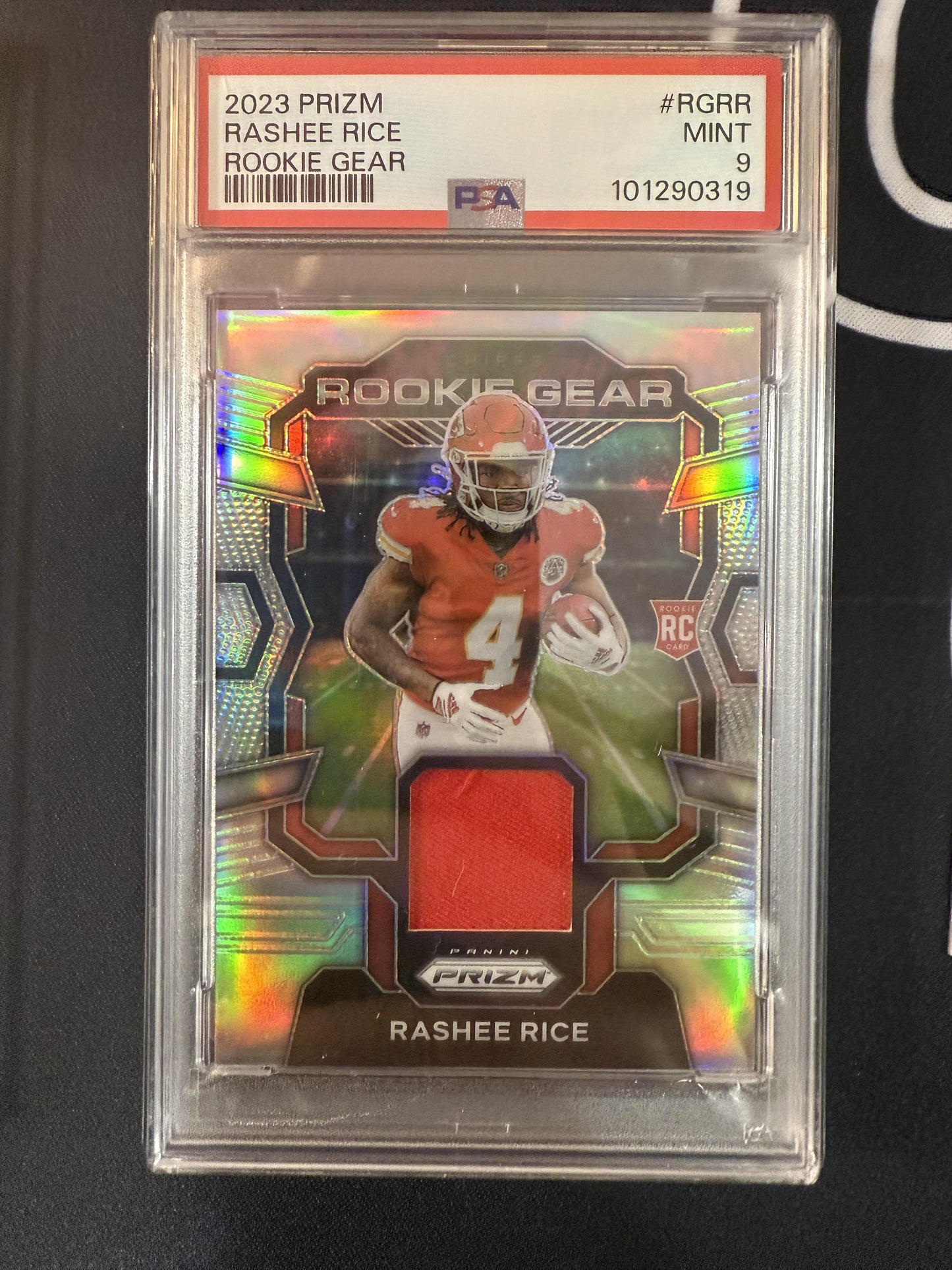 #RG-RR Rashee Rice 2023 Panini Prizm MEM Kansas City Chiefs sports Rookie Gear