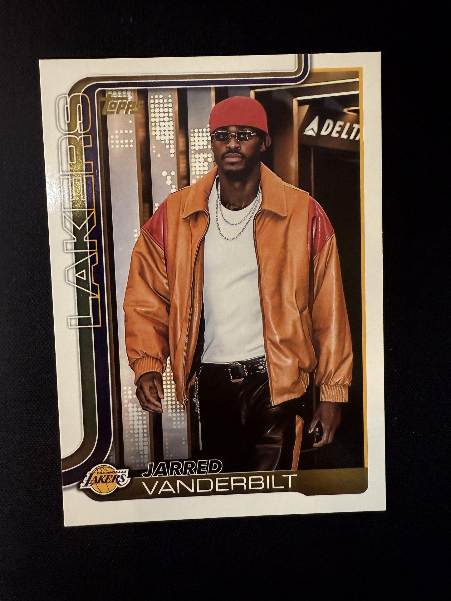 #155 Jarred Vanderbilt 2025-26 Topps Los Angeles Lakers sports Golden Mirror