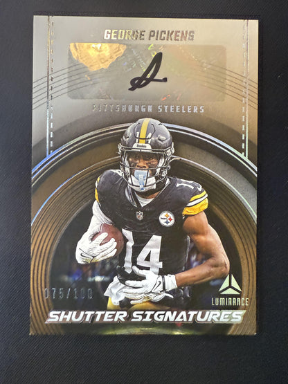 #SS-GPS George Pickens 2024 Panini Luminance Auto /100 Shutter Signatures