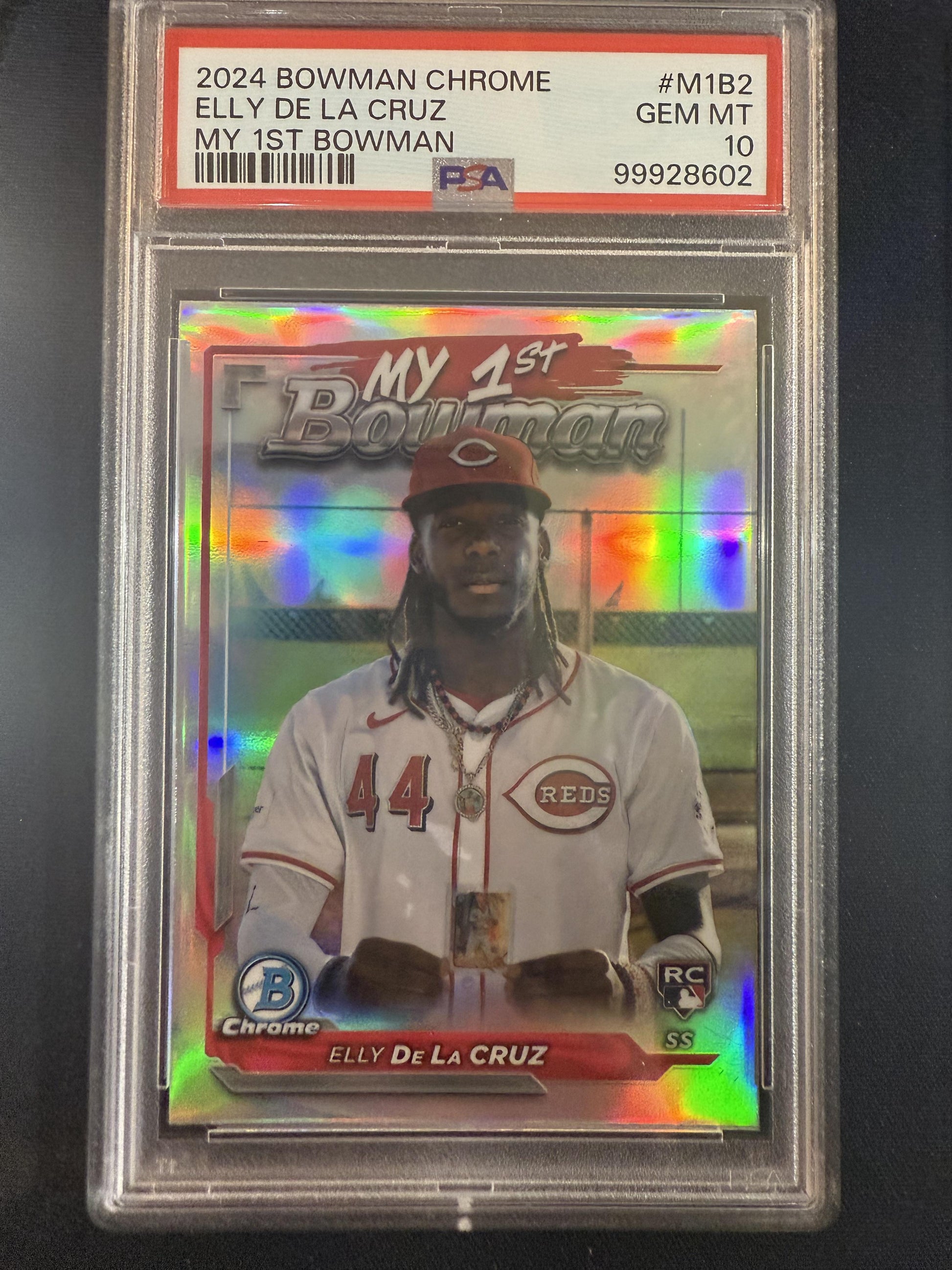 #M1B-2 Elly De La Cruz 2024 Bowman Chrome Cincinnati Reds sports My 1st Bowman