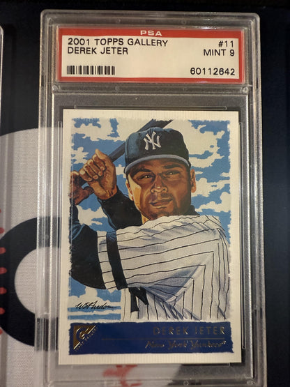 #11 Derek Jeter 2001 Topps Gallery New York Yankees sports