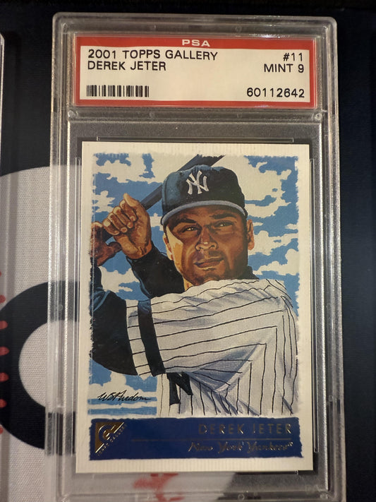 #11 Derek Jeter 2001 Topps Gallery New York Yankees sports