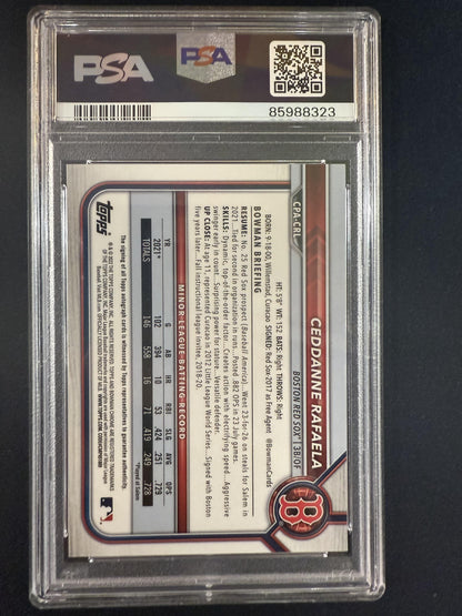 #CPA-CRL Ceddanne Rafaela 2022 Bowman Chrome Red Sox Prospect Autographs
