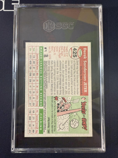 #425 Derek Jeter 2004 Topps Heritage New York Yankees sports