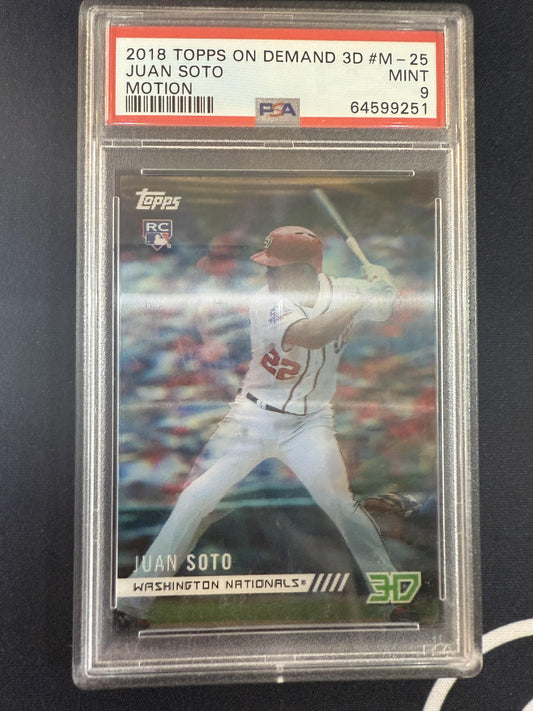 #86 Juan Soto 2018 Topps On-Demand 3D Washington Nationals sports