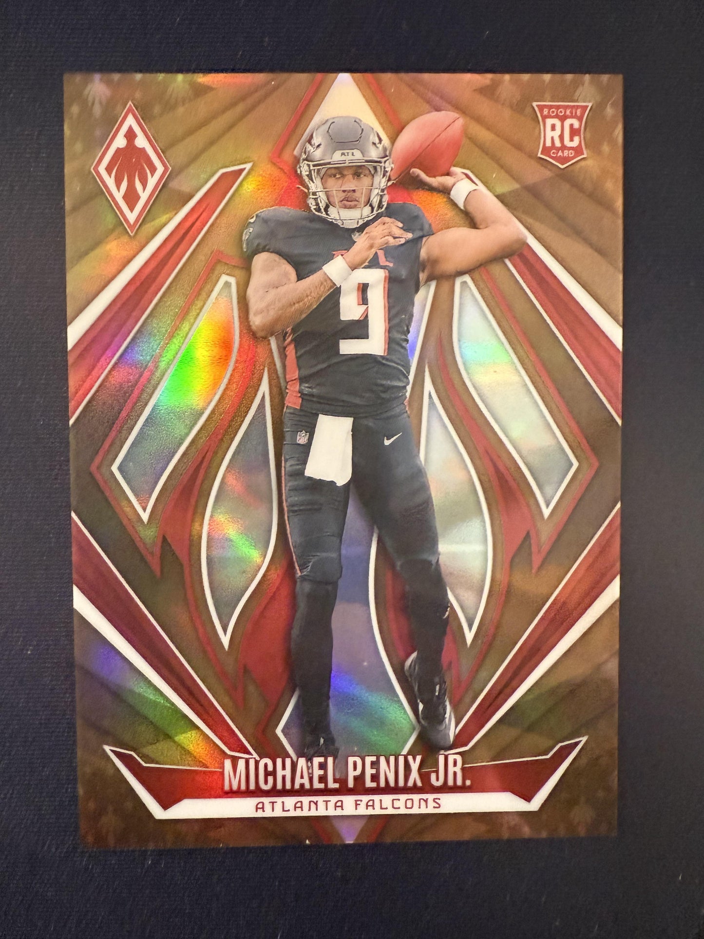 #229 Michael Penix Jr. 2024 Panini Phoenix SN,RC Rookie /75 Falcons Bronze