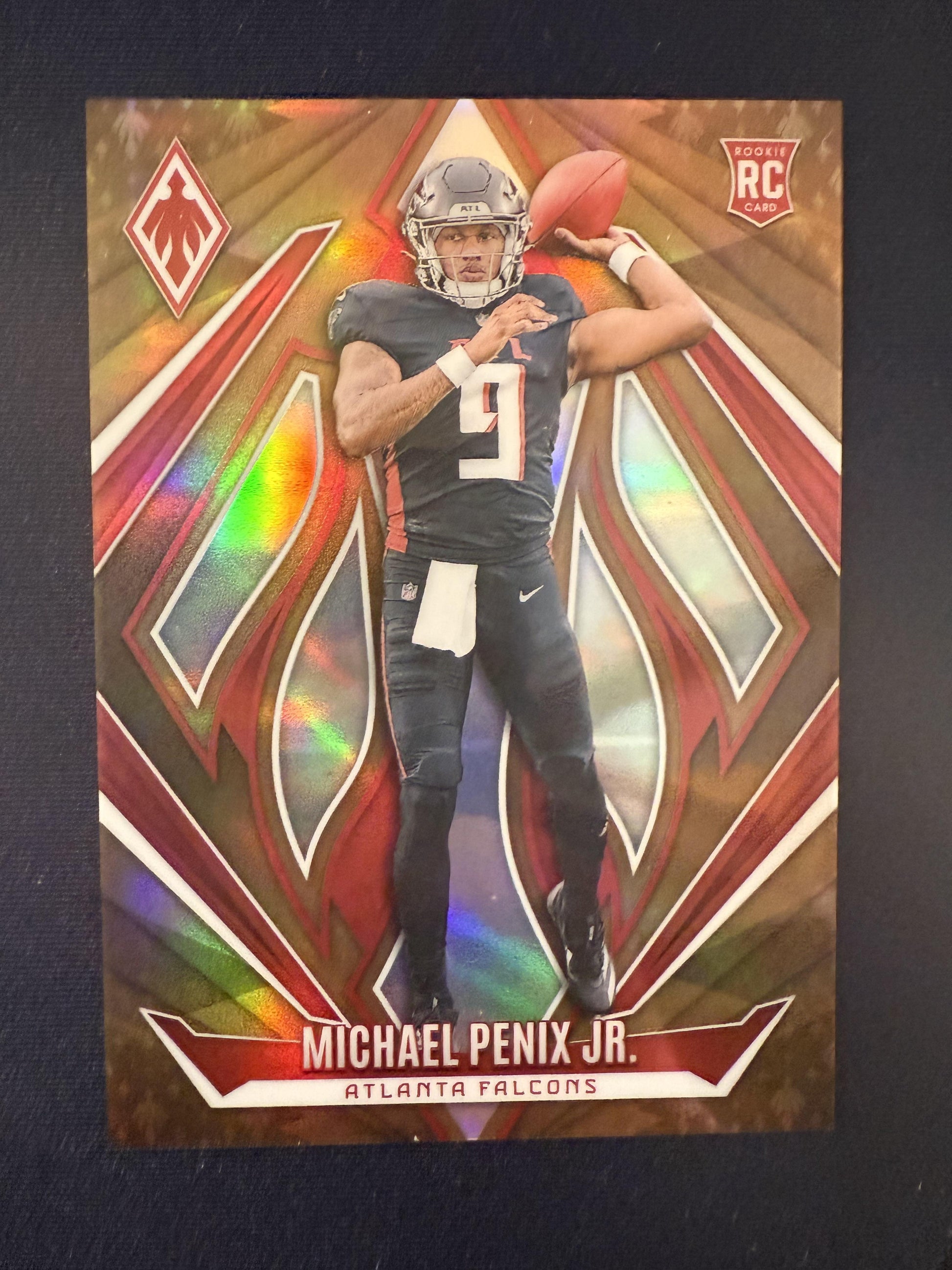 #229 Michael Penix Jr. 2024 Panini Phoenix SN,RC Rookie /75 Falcons Bronze