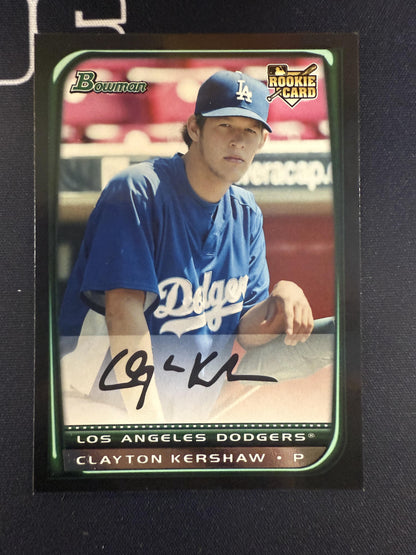 #BDP26 Clayton Kershaw 2008 Bowman Draft Picks & Prospects RC Rookie Dodgers