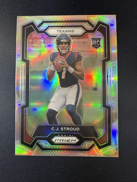 #339 C.J. Stroud 2023 Panini Prizm Houston Texans sports Silver