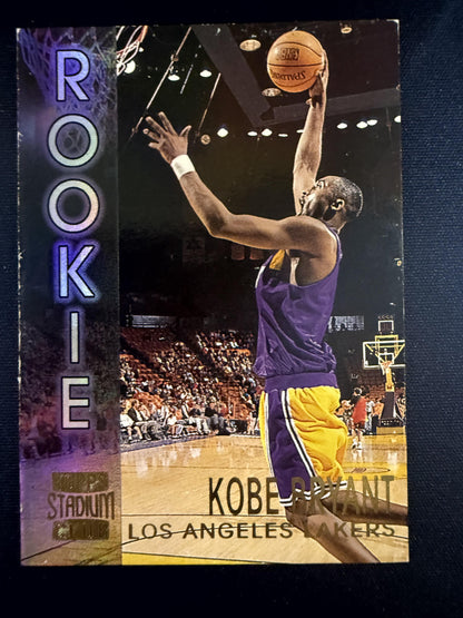 #R9 Kobe Bryant 1996-97 Stadium Club Los Angeles Lakers sports Rookies