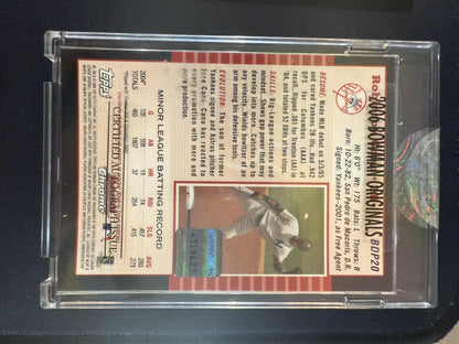 #BDP20 Robinson Cano 2006 Bowman Originals SN,AU Auto Yankees Buyback /90