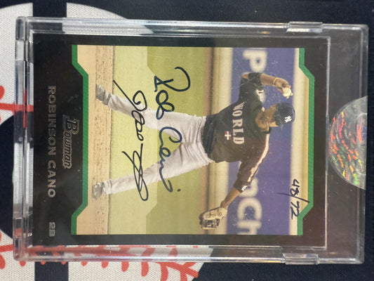 #BDP-155 ROBINSON CANO 2006 BOWMAN ORIGINALS  BUYBACK AUTO /72
