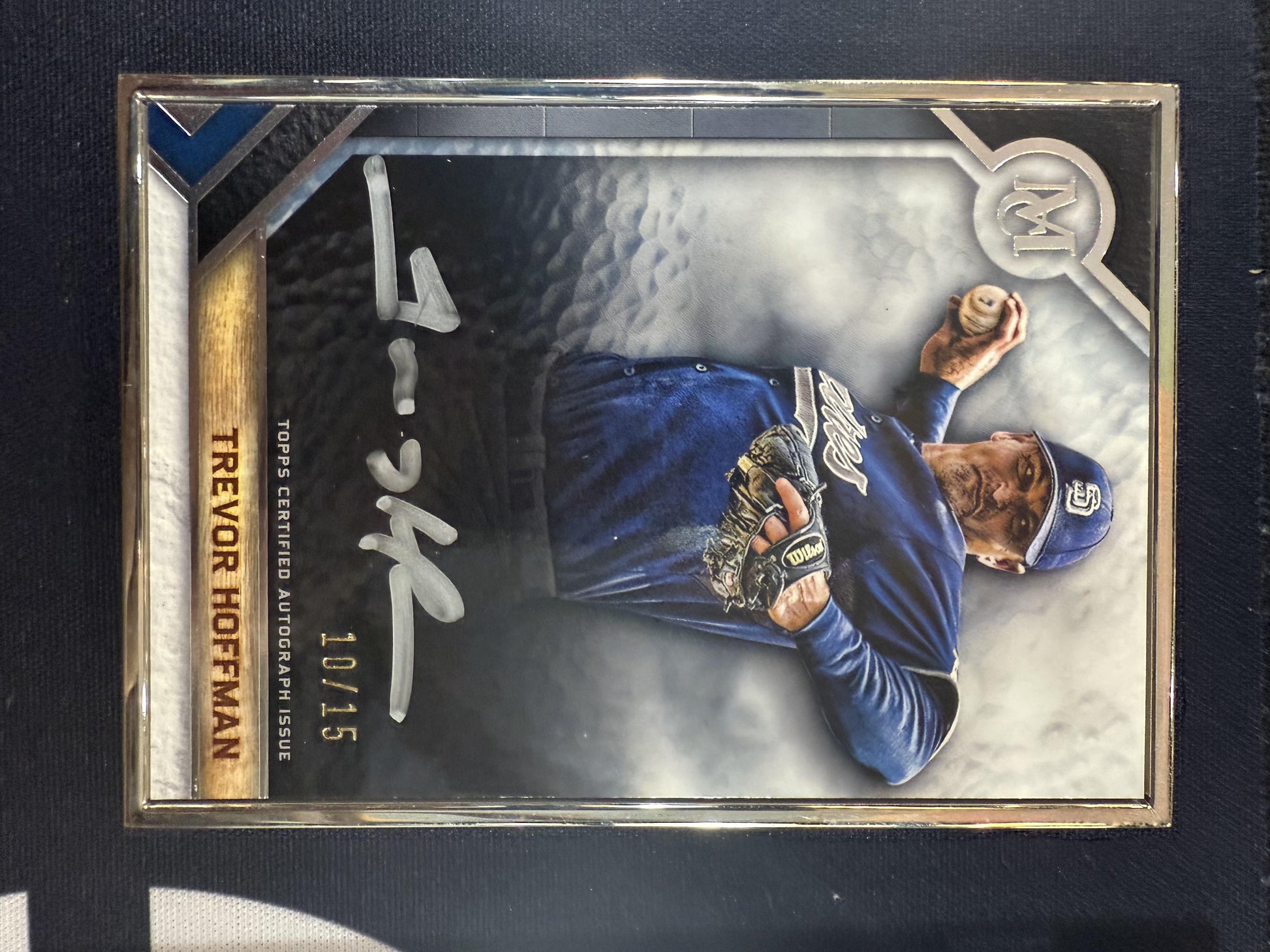 #MFA-TH Trevor Hoffman 2023 Topps Museum Collection /15 Padre Framed Auto