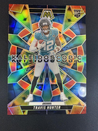 #12 Travis Hunter 2025 Panini Mosaic Jacksonville Jaguars sports Kaleidoscopic