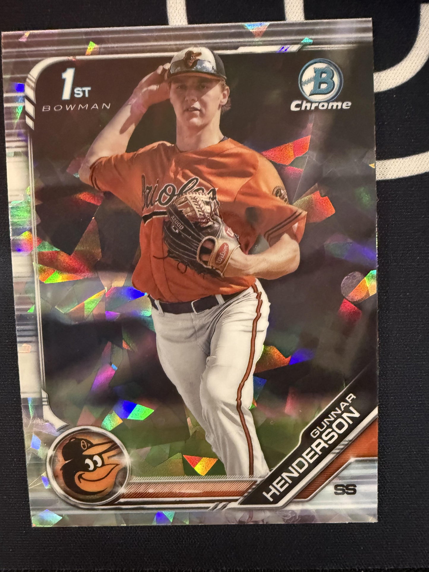 #BDC-22 Gunnar Henderson 2019 Bowman Draft Sapphire Edition Baltimore Orioles
