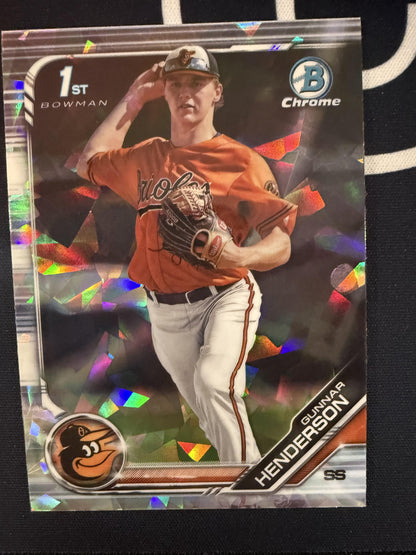 #BDC-22 Gunnar Henderson 2019 Bowman Draft Sapphire Edition Baltimore Orioles