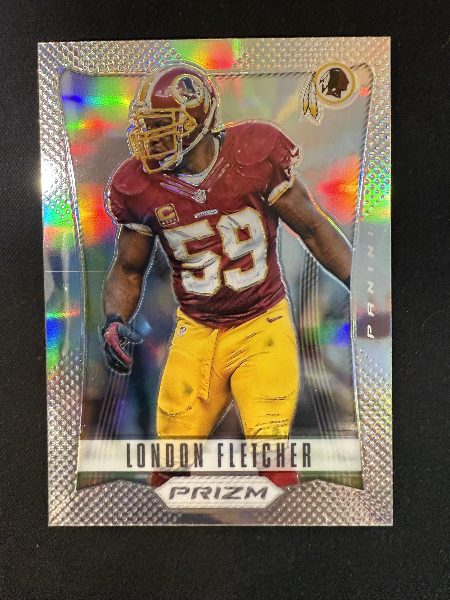 #195 London Fletcher 2012 Panini Prizm Washington Redskins sports Prizms