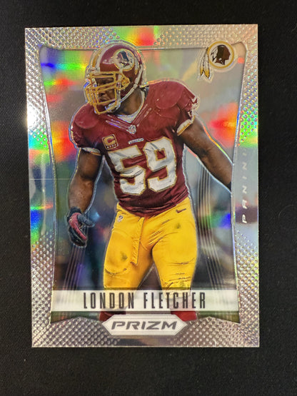 #195 London Fletcher 2012 Panini Prizm Washington Redskins sports Prizms