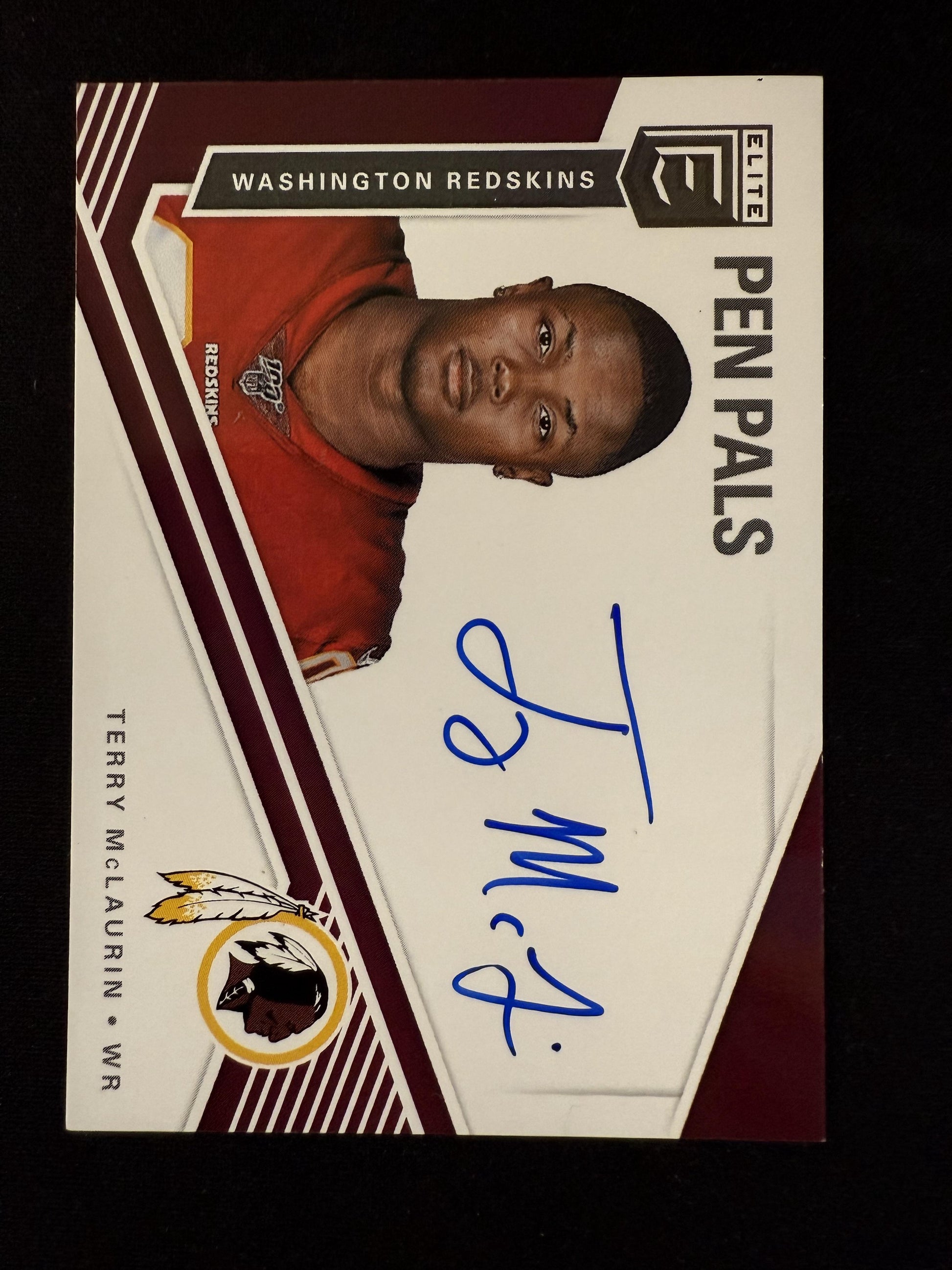 #PP-TM Terry McLaurin 2019 Donruss Elite AU Auto Washington Redskins Pen Pals