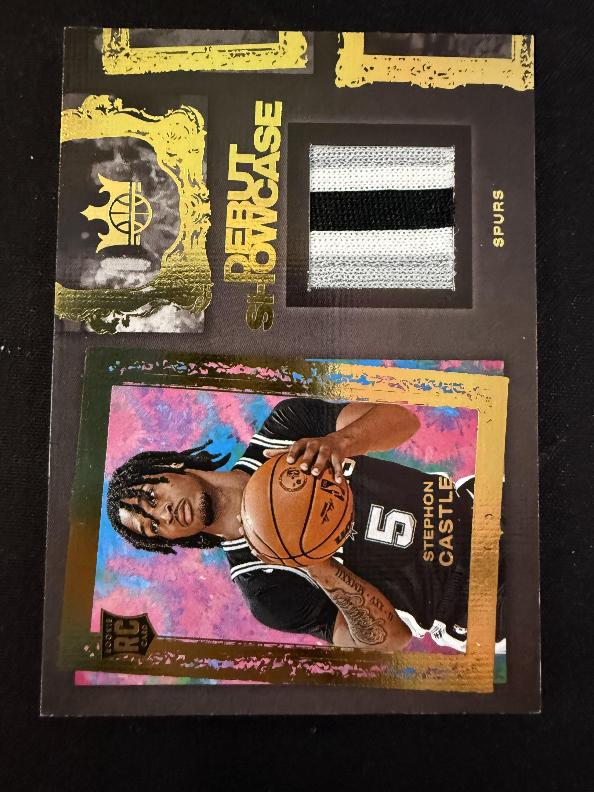 #DSM-SPC Stephon Castle 2024-25 Panini Court Kings Debut Showcase Memorabilia
