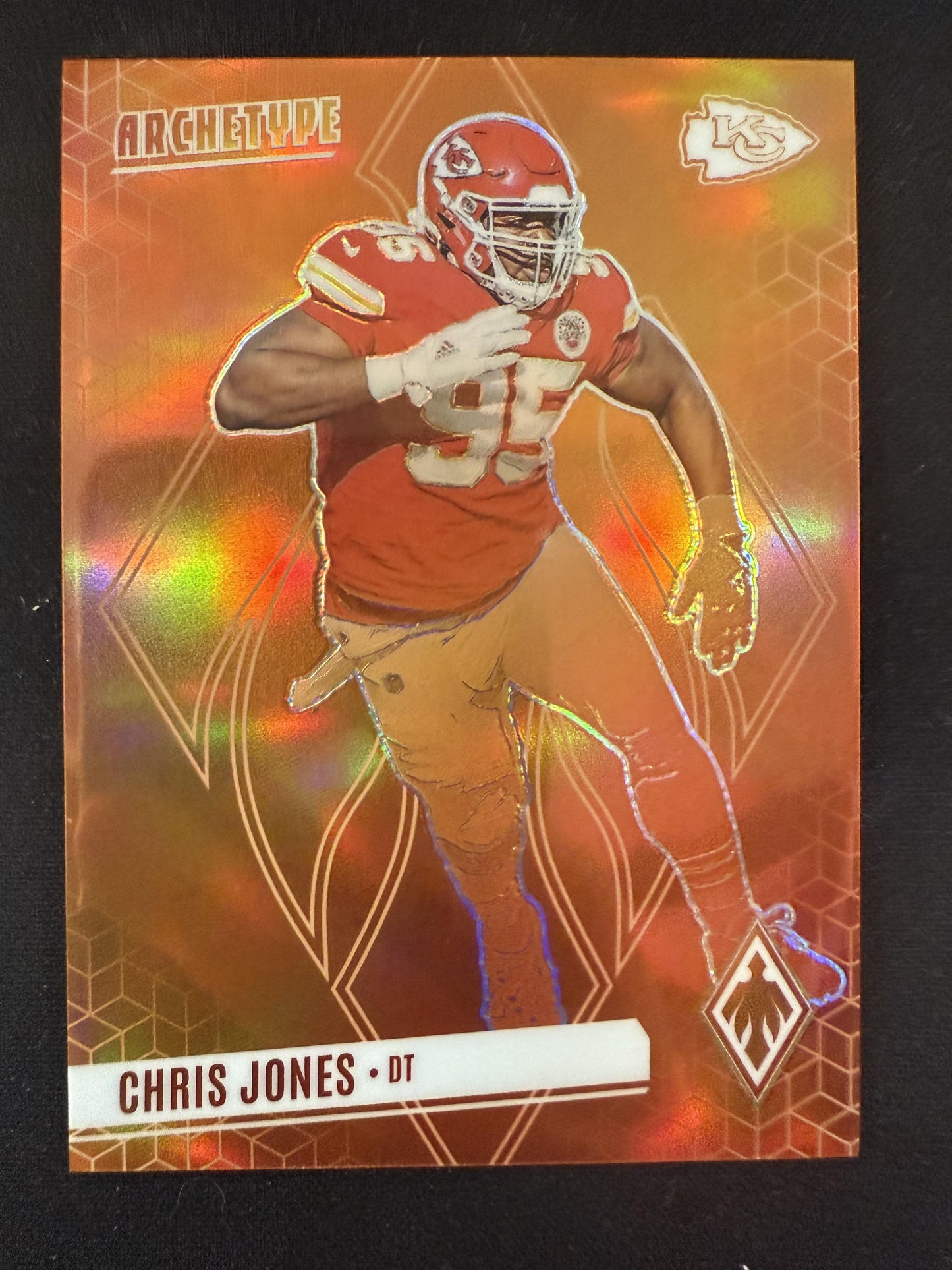 #ARCH-20 Chris Jones 2023 Panini Phoenix Kansas City Chiefs sports Archetype
