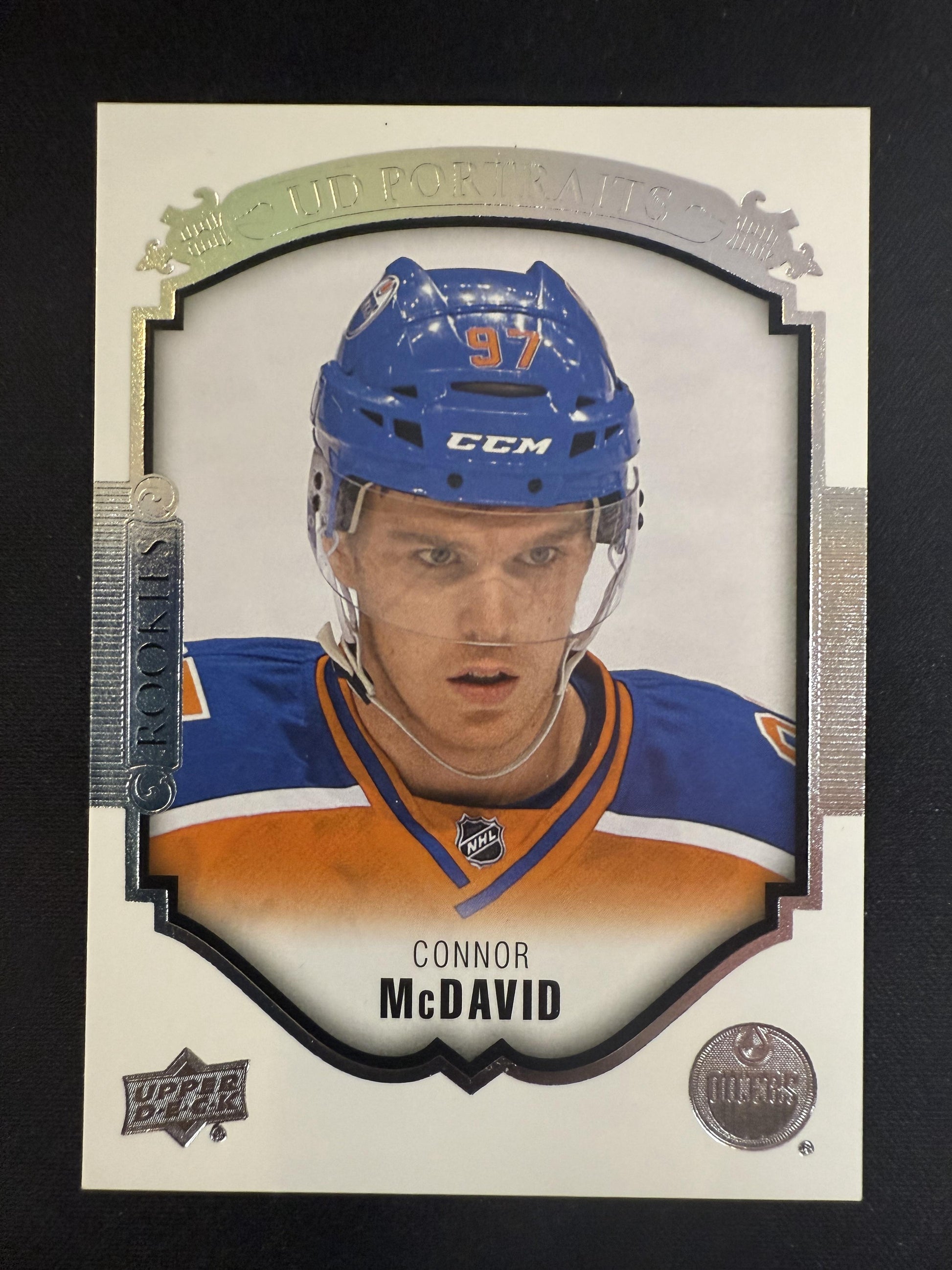 #P-100 Connor McDavid 2015-16 Upper Deck Edmonton Oilers sports UD Portraits