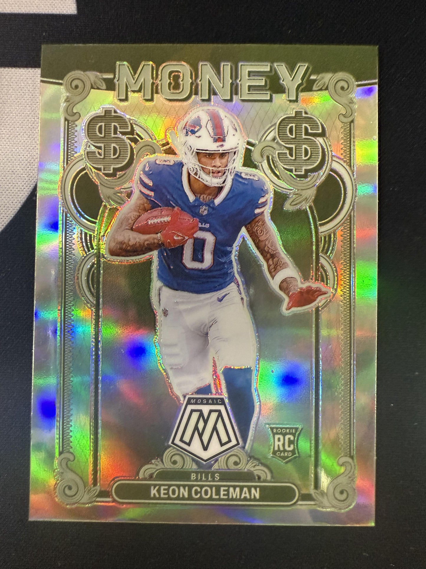 2024 Panini Mosaic #15 Keon Coleman Money