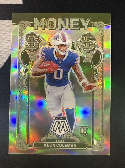 2024 Panini Mosaic #15 Keon Coleman Money