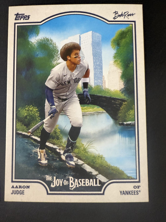 #HM-34 AARON JUDGE 2025 TOPPS THE JOY OF BASEBALL HAPPY MISTAKE