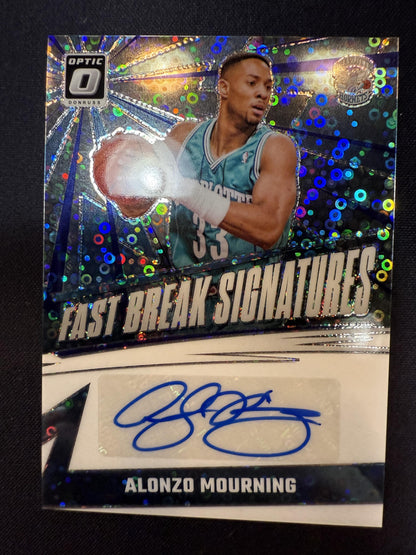 #FBS-MOU ALONZO MOURNING 2024 PANINI OPTIC FAST BREAK SIGNATURES