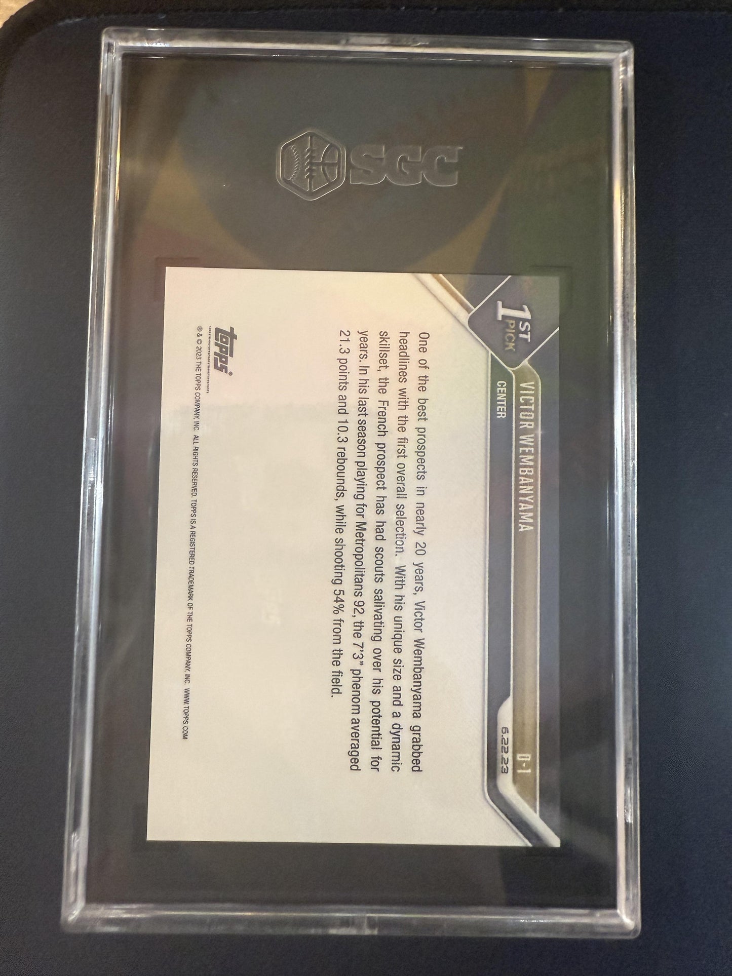 #D1 Victor Wembanyama 2023 Topps Now San Antonio Spurs sports