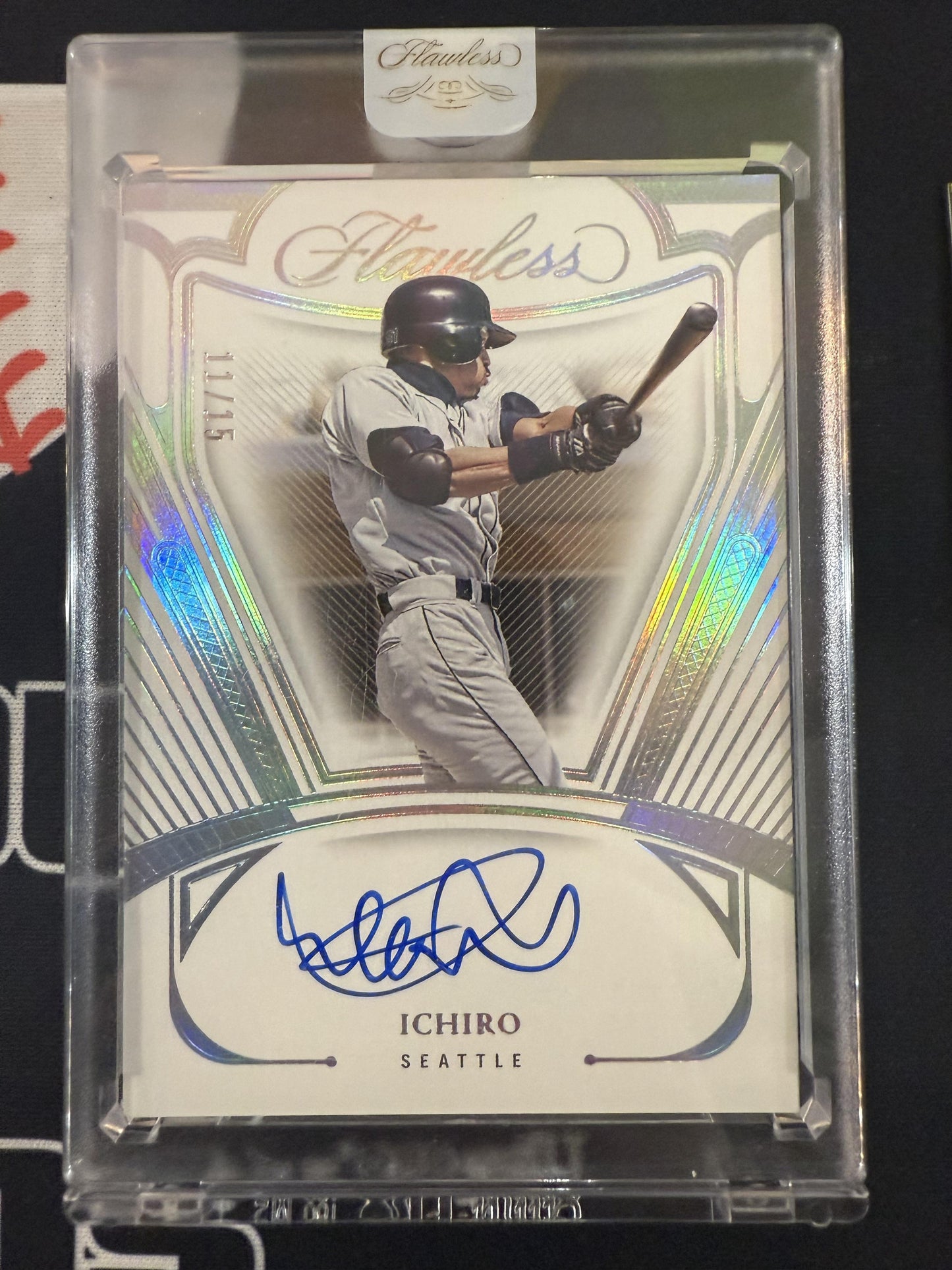 #FA-IS Ichiro 2024 Panini Flawless SN,AU Auto /15 Mariners Flawless Auto