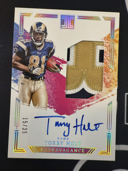 #EPA-THT Torry Holt 2024 Panini Impeccable /35 Extravagance Patch Autos Silver