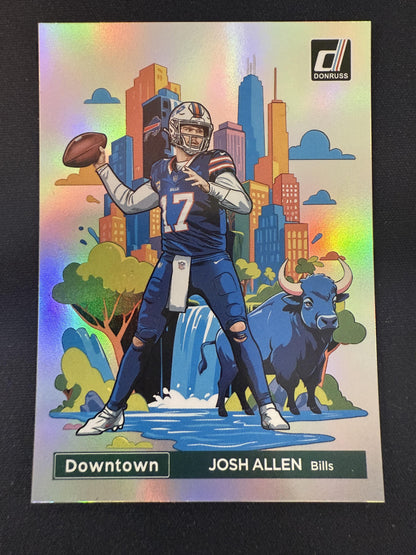 #2 Josh Allen 2024 Donruss Buffalo Bills sports Downtown