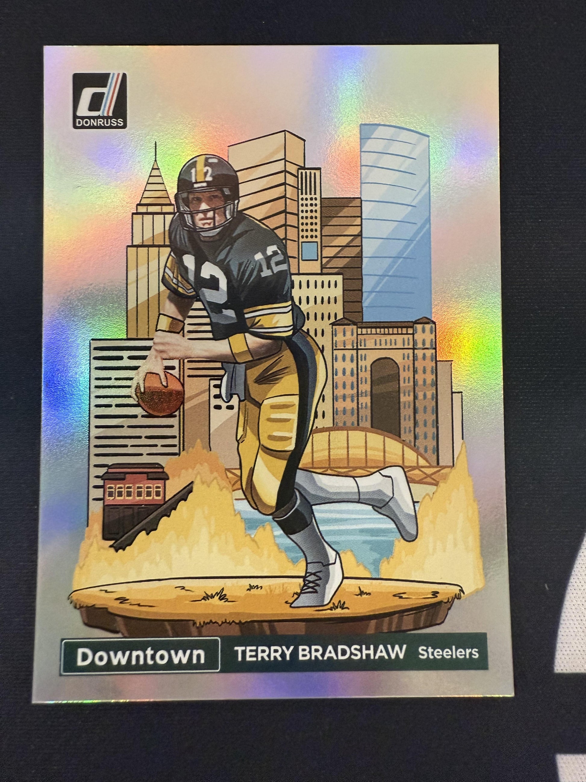 #10 Terry Bradshaw 2024 Donruss Pittsburgh Steelers sports Downtown