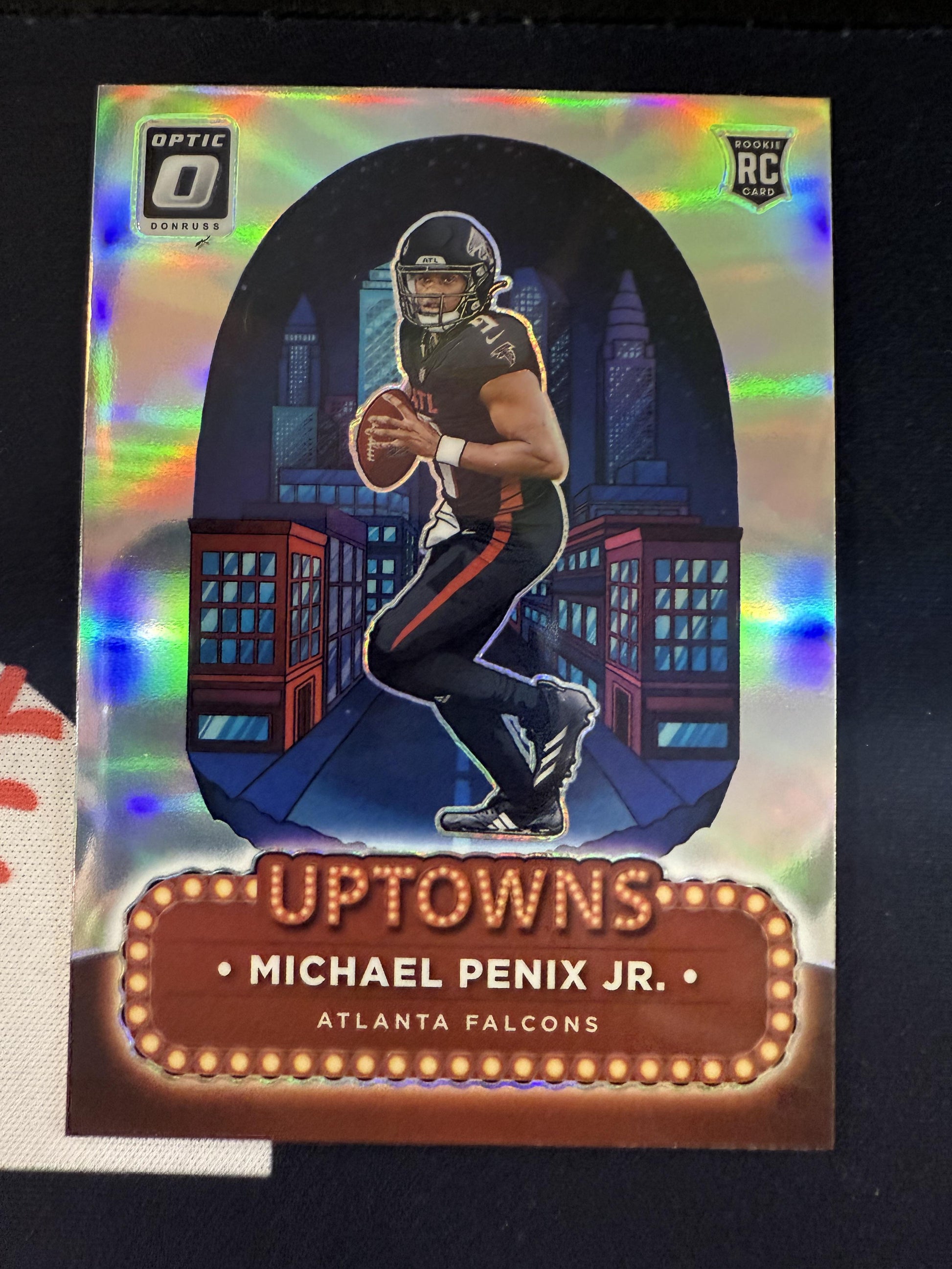 #9 Michael Penix Jr. 2024 Donruss Optic Atlanta Falcons sports Uptowns