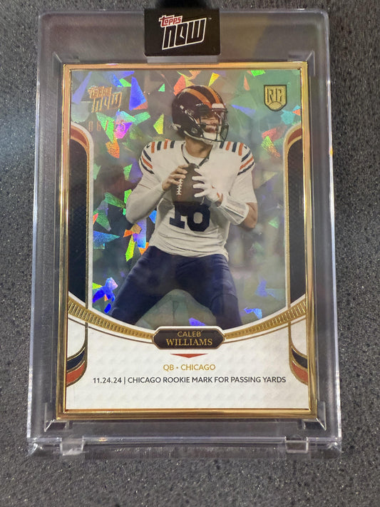 2024 TOPPS NOW ROOKIE CAMPAIGN CALEB WILLIAMS CRACKED ICE /15 #3