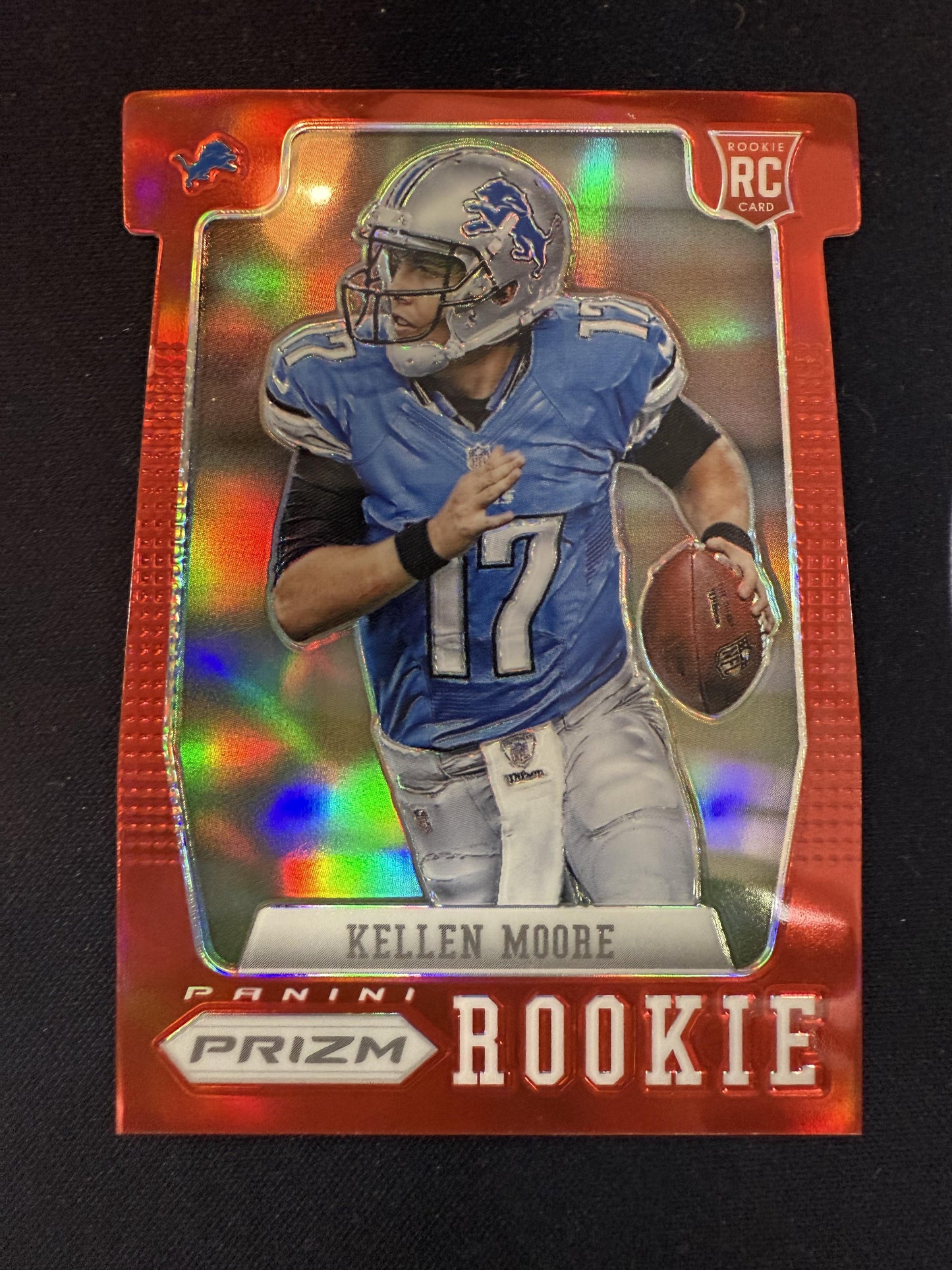 #273 Kellen Moore 2012 Panini Prizm RC Rookie Detroit Lions sports Prizms Red