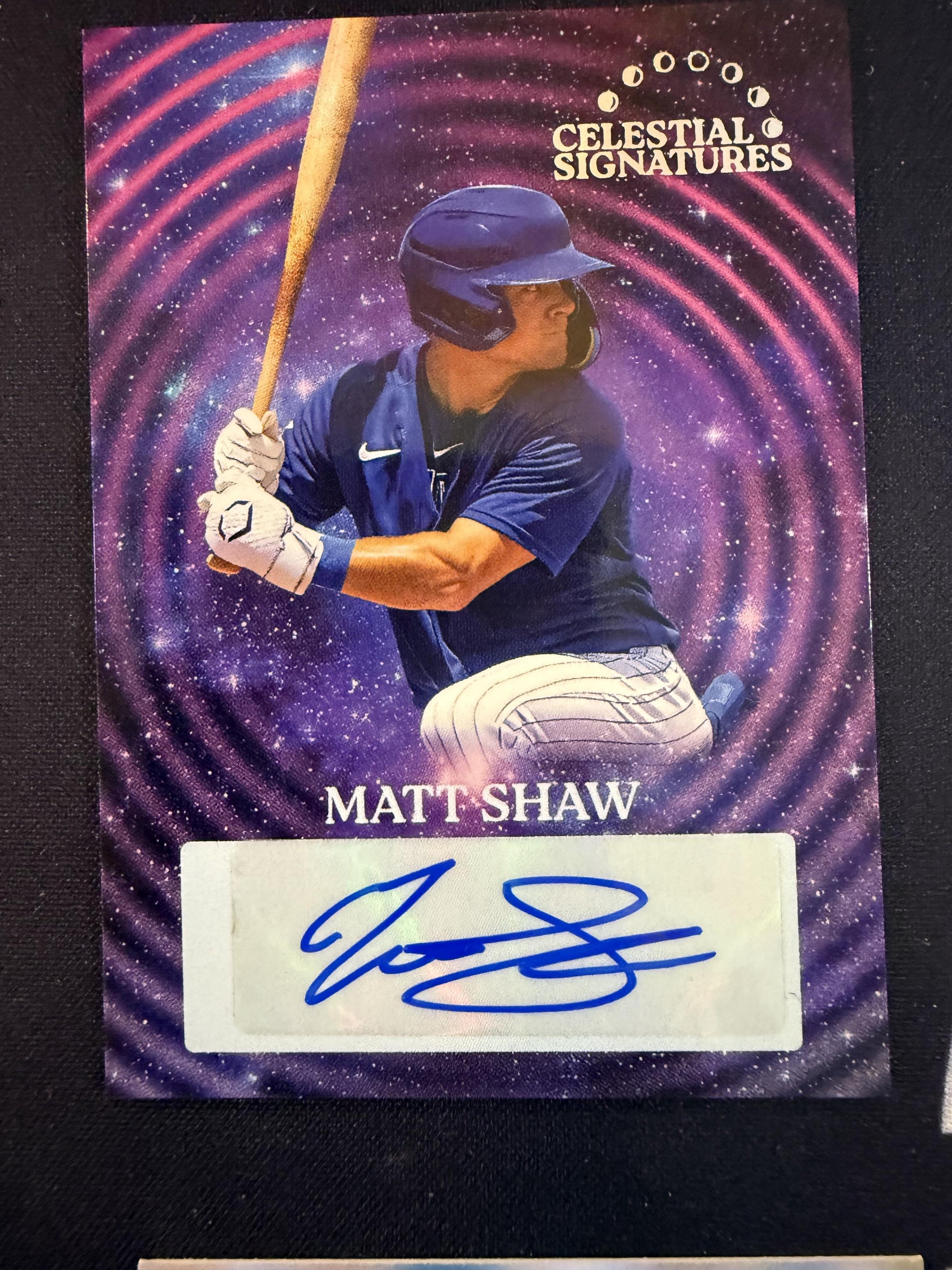 #CS-MS MATT SHAW 2025 PULSE MERIDIAN CHICAGO CUBS sports AUTOGRAPH /25