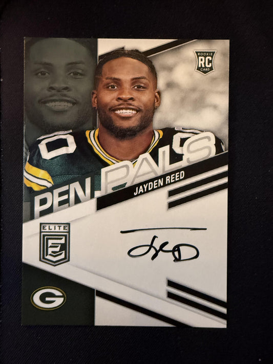 #PPJRE Jayden Reed 2023 Donruss Elite AU Auto Green Bay Packers sports Pen Pals