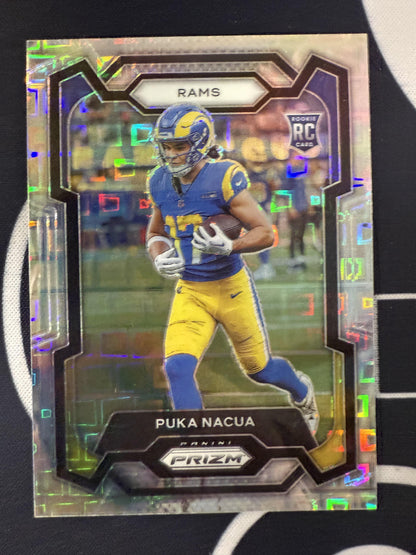 #357 Puka Nacua 2023 Panini Prizm SN #/400 Los Angeles Rams sports Pandora