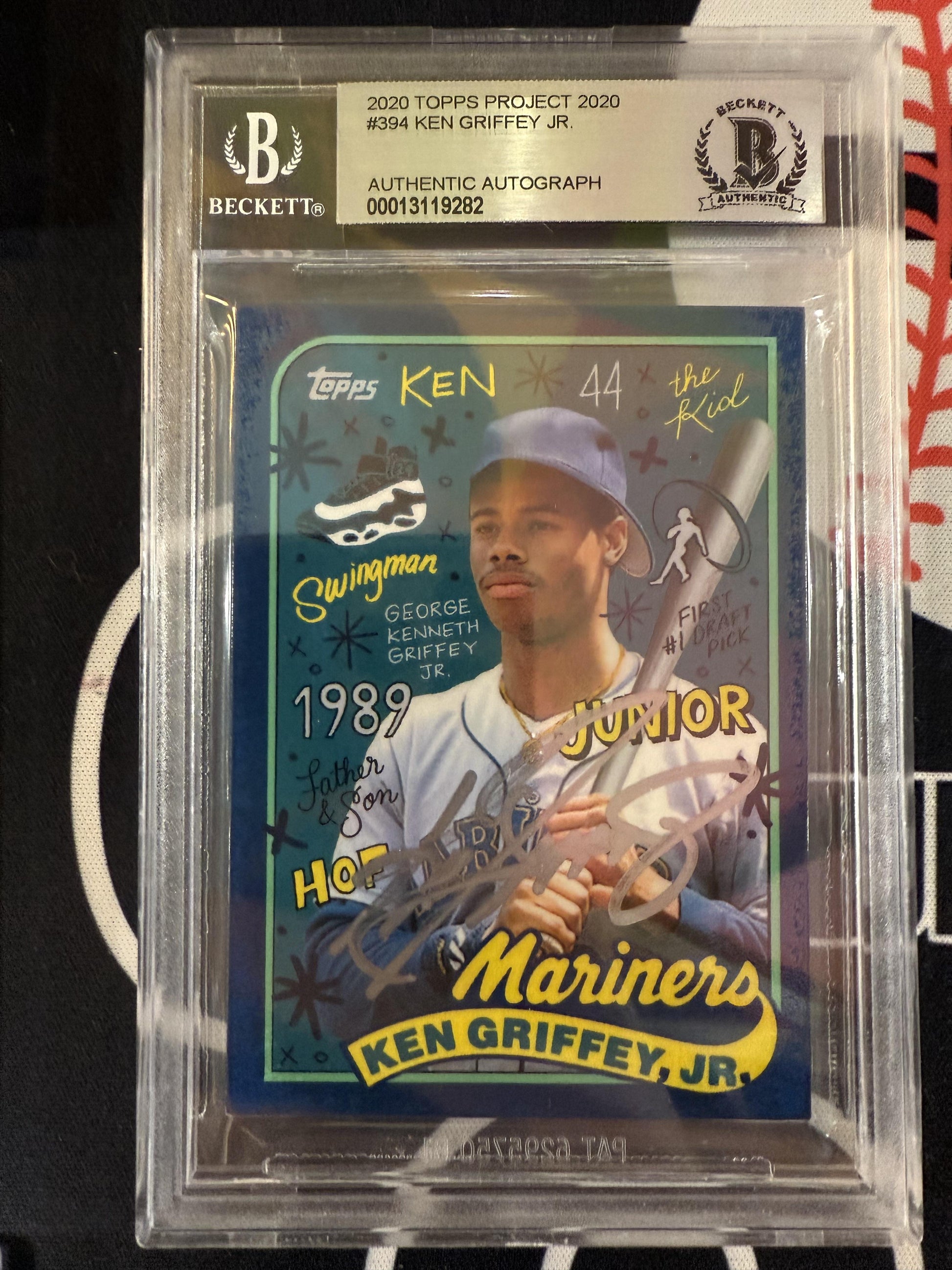 #394 Ken Griffey Jr. 2020 Topps Project 2020 Seattle Mariners sports AUTOGRAPH